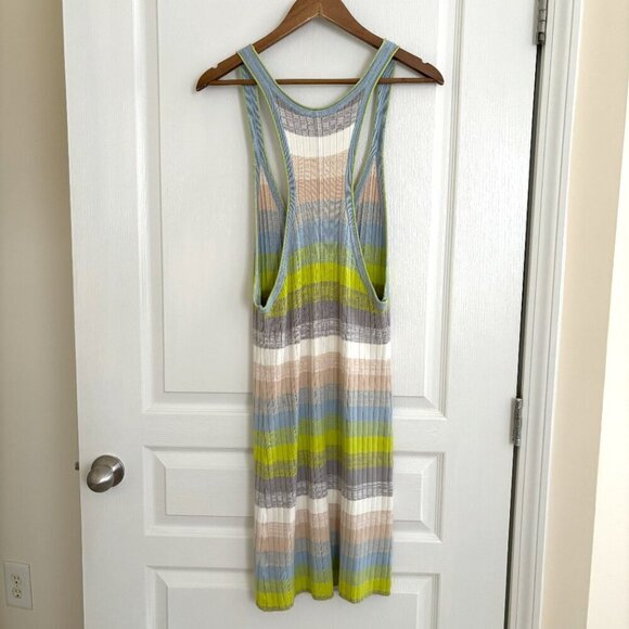 Daily Practice Tuvalu Striped Knit Dress Medium Sleeveless NEW NWT Anthropologie - Picture 4 of 9
